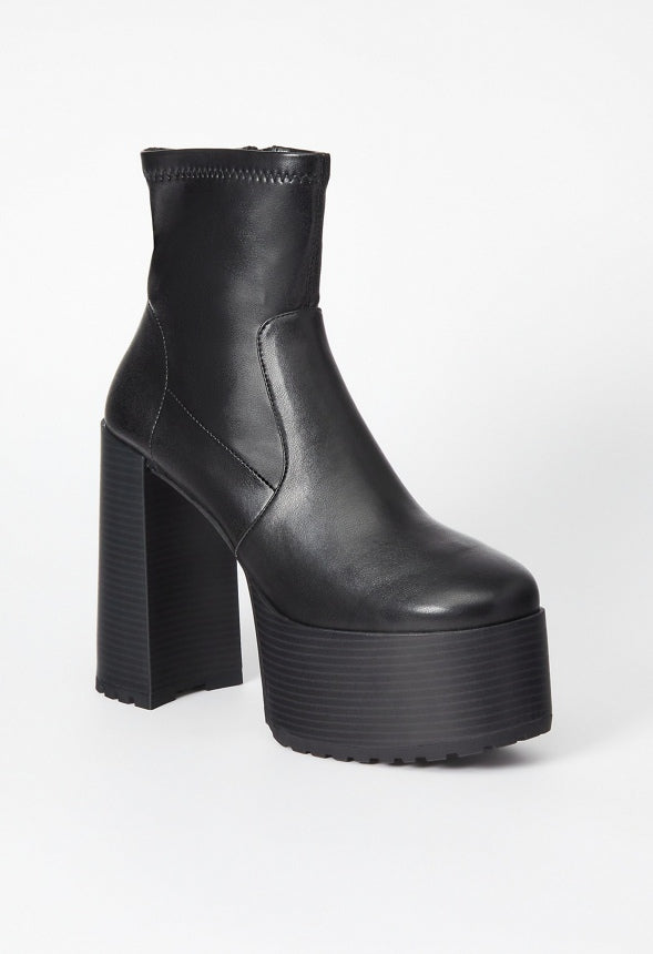 HERA PLATFORM BOOTIE Black