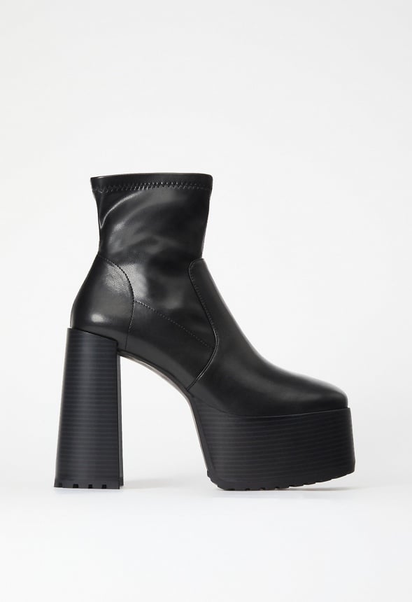 HERA PLATFORM BOOTIE Black