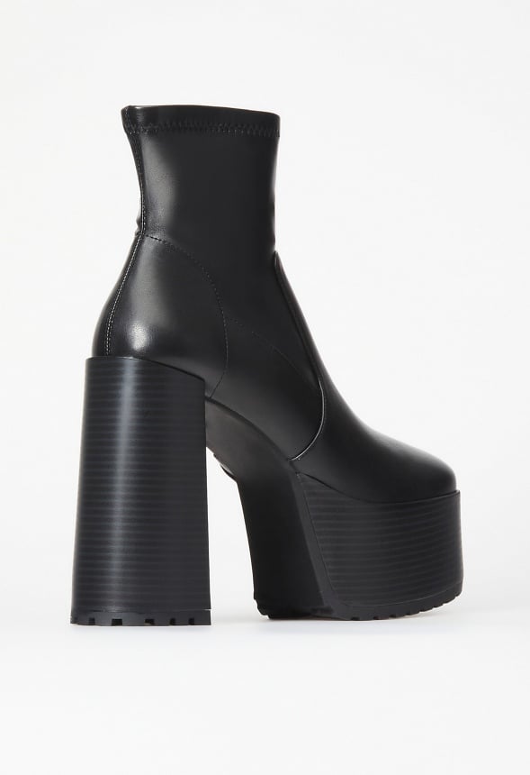 HERA PLATFORM BOOTIE Black