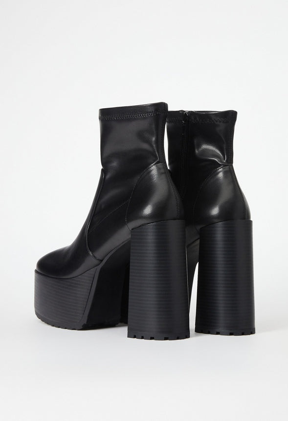 HERA PLATFORM BOOTIE Black