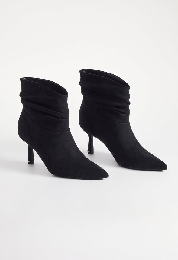 Nava Stiletto Bootie Black Caviar