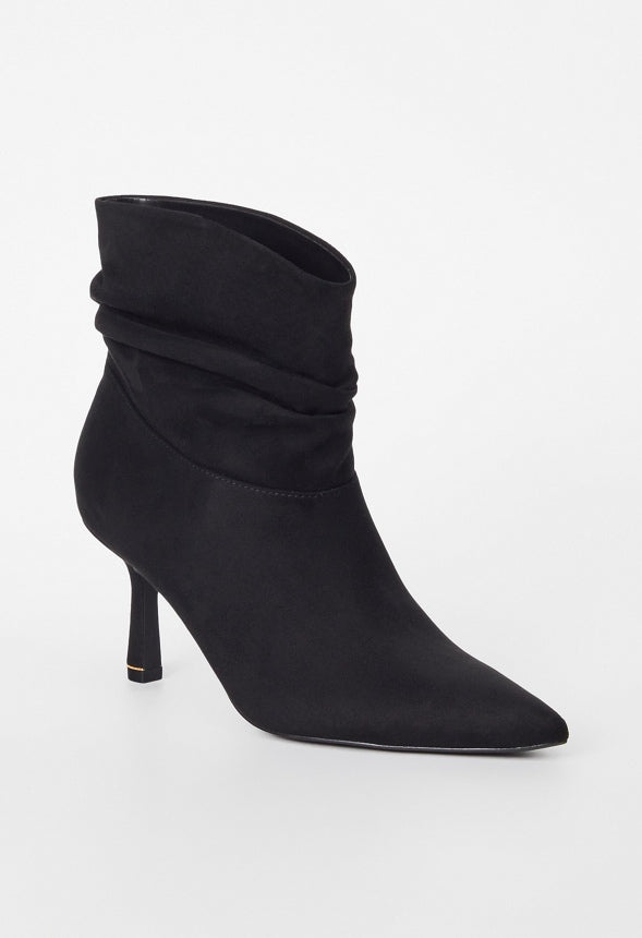 Nava Stiletto Bootie Black Caviar