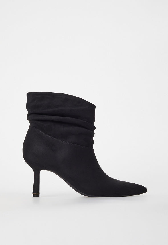 Nava Stiletto Bootie Black Caviar