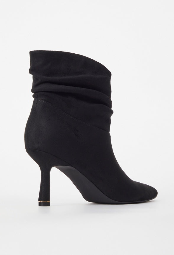 Nava Stiletto Bootie Black Caviar