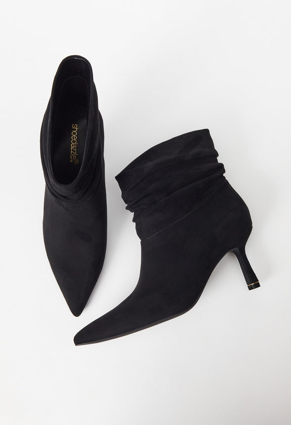 Nava Stiletto Bootie Black Caviar