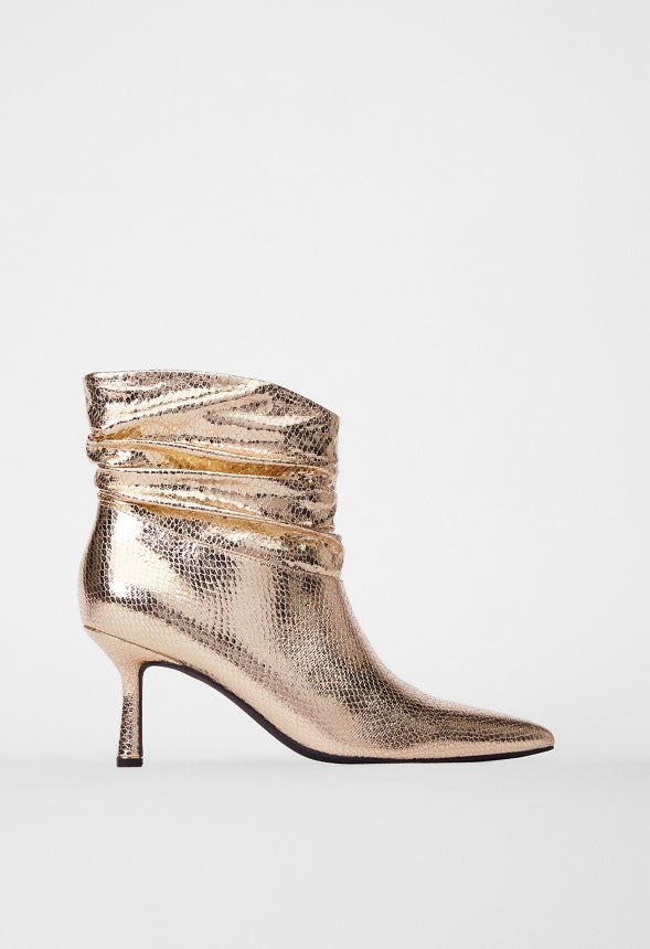 Nava Stiletto Bootie Champagne