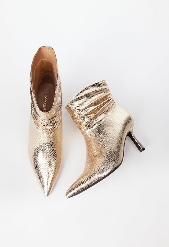 Nava Stiletto Bootie Champagne