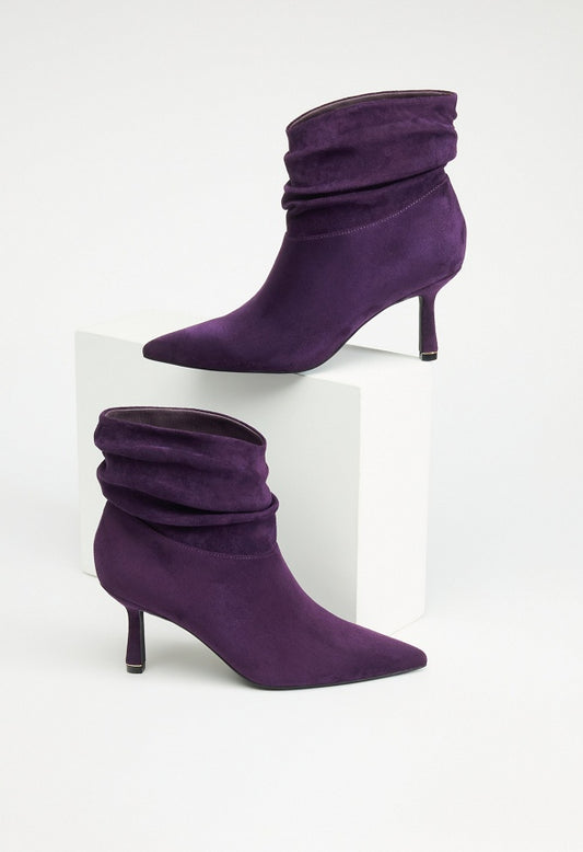 Nava Stiletto Bootie Acai Purple