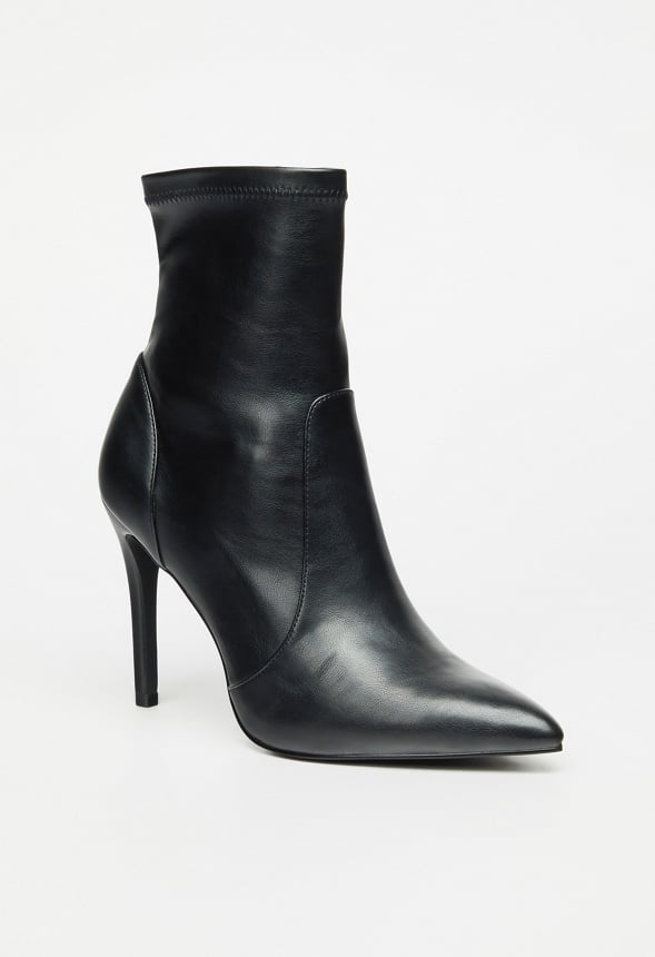 Shanae Stiletto Bootie Black Caviar