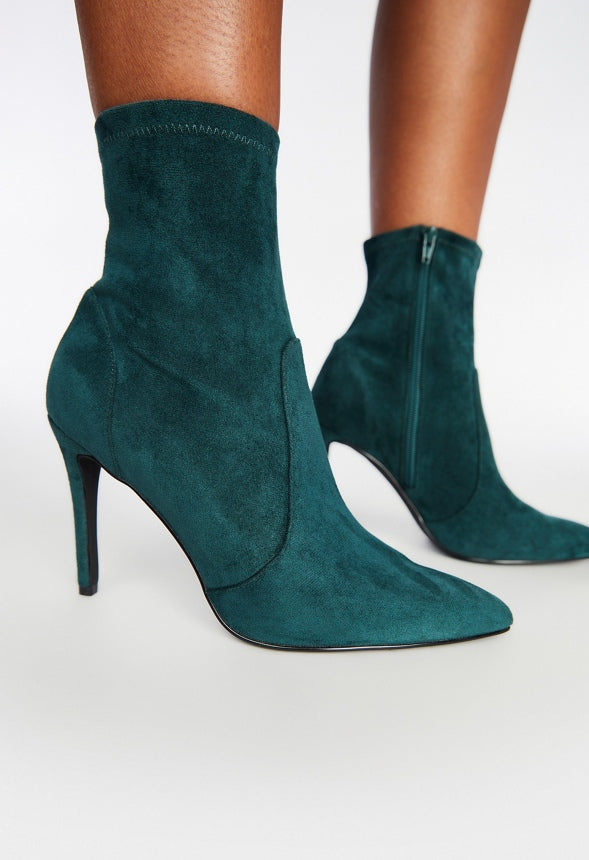 Shanae Stiletto Bootie Forest Biome