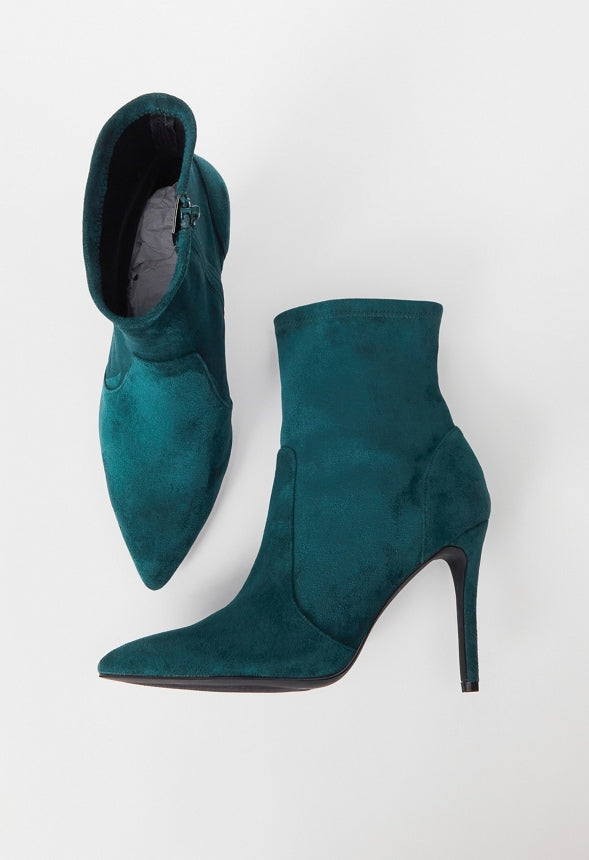 Shanae Stiletto Bootie Forest Biome