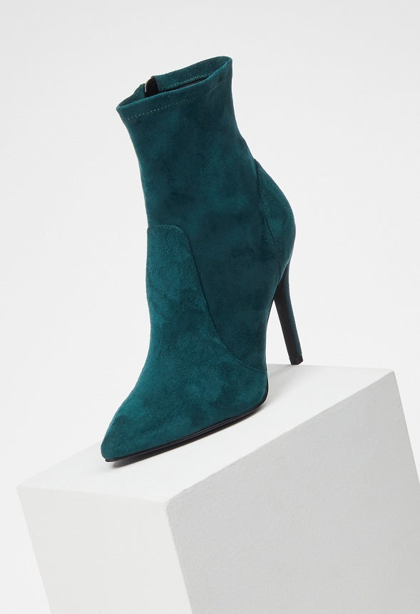 Shanae Stiletto Bootie Forest Biome
