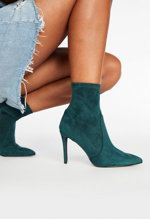 Shanae Stiletto Bootie Forest Biome