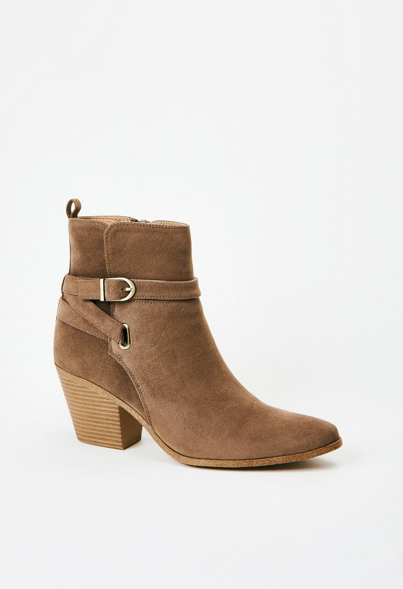 Della Ankle Bootie Taupe