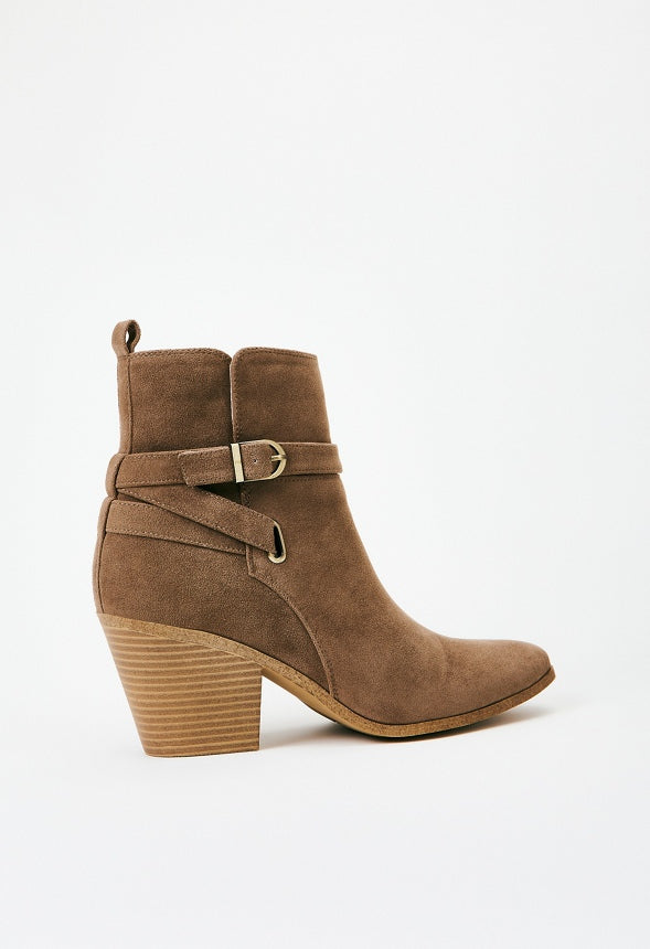 Della Ankle Bootie Taupe