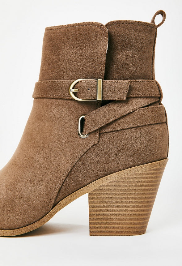 Della Ankle Bootie Taupe