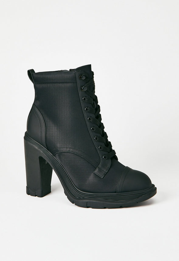 Lita Block Heel Bootie Black