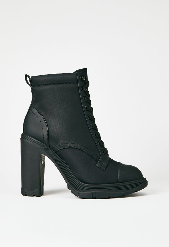 Lita Block Heel Bootie Black