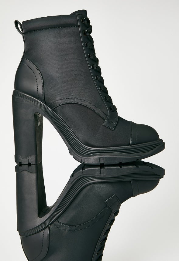 Lita Block Heel Bootie Black