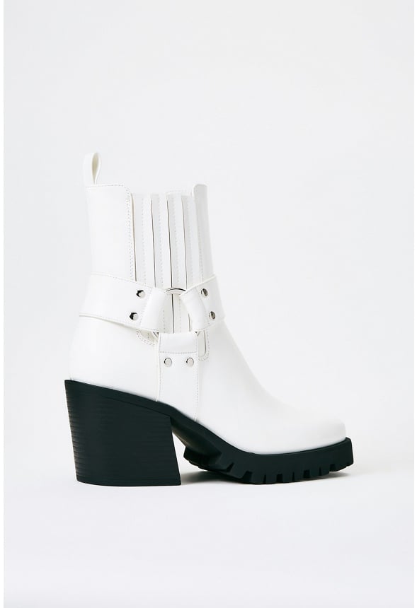 Enslee Chelsea Bootie Bright White