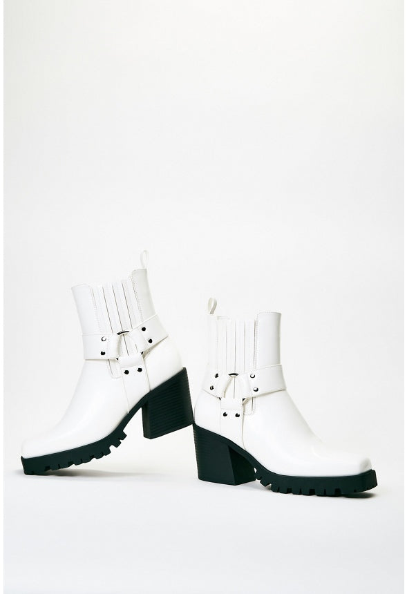 Enslee Chelsea Bootie Bright White