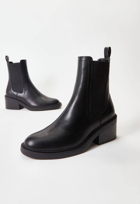 Loren Chelsea Bootie Black
