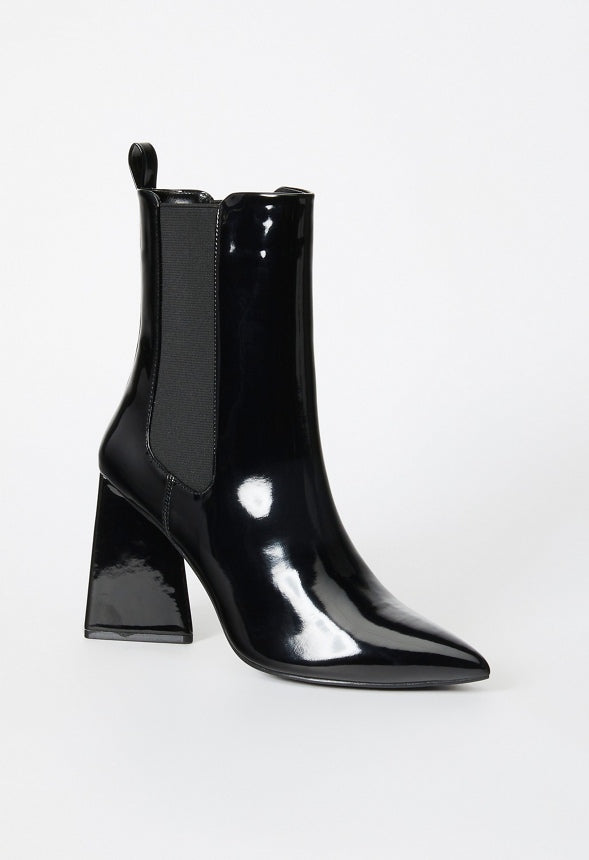 Pyper Heeled Bootie Black Caviar