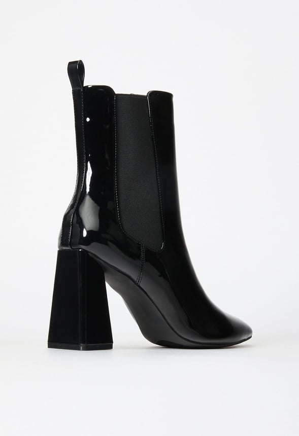 Pyper Heeled Bootie Black Caviar