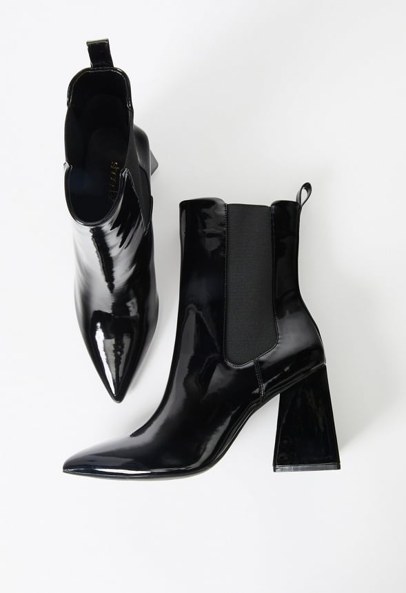 Pyper Heeled Bootie Black Caviar