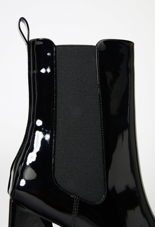 Pyper Heeled Bootie Black Caviar