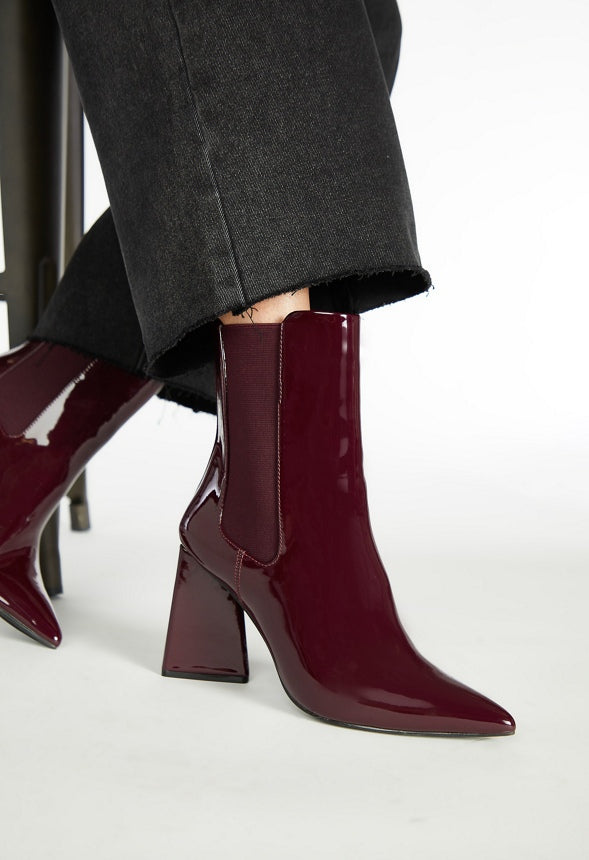 Pyper Heeled Bootie Oxblood