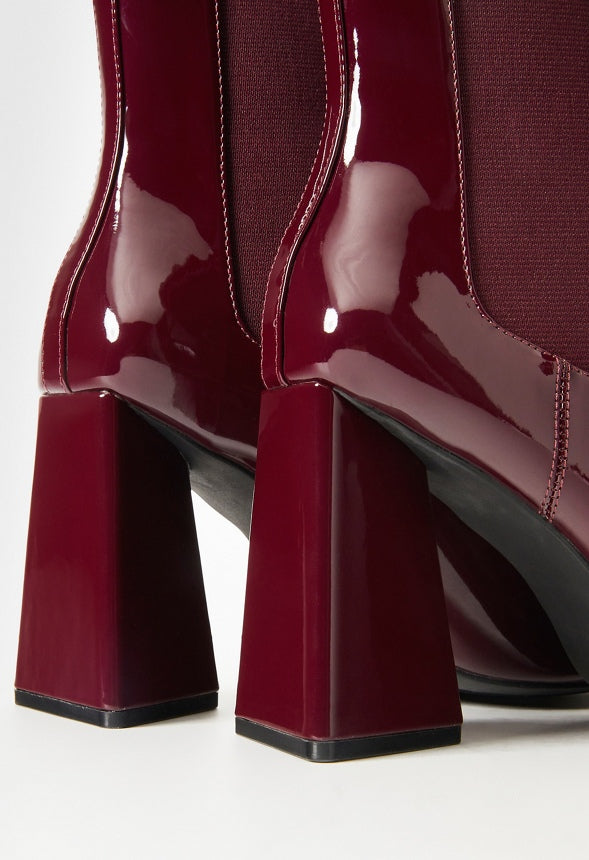 Pyper Heeled Bootie Oxblood