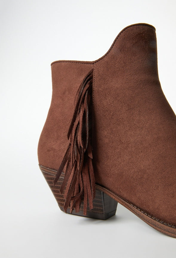 Tahlea Pointed Toe Bootie Chocolate Lab