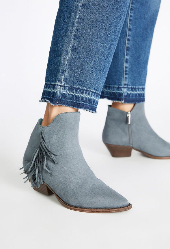 Tahlea Pointed Toe Bootie Stormy Gray