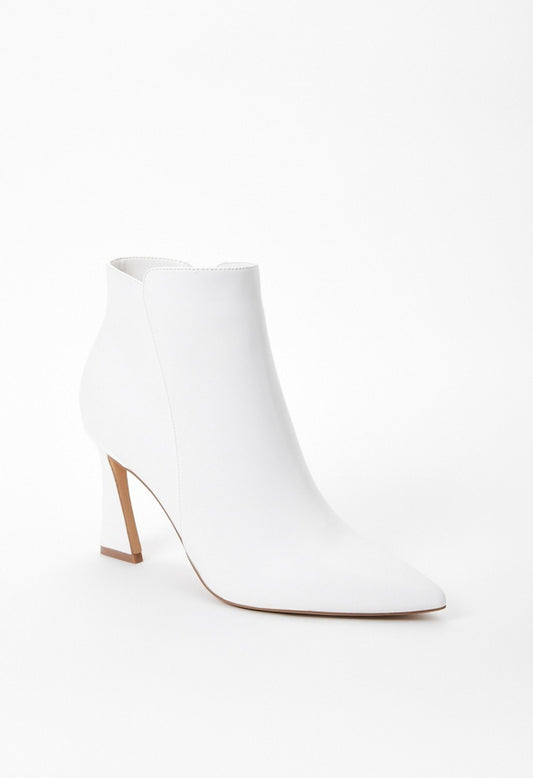 Yesenia Stiletto Bootie White