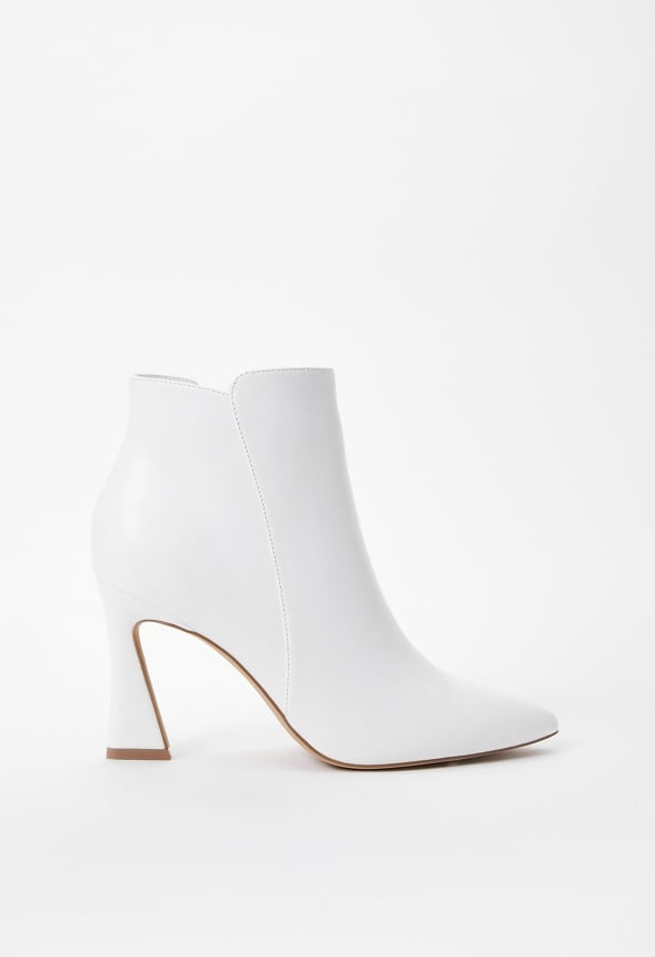 Yesenia Stiletto Bootie White