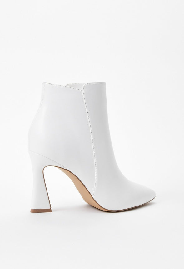 Yesenia Stiletto Bootie White