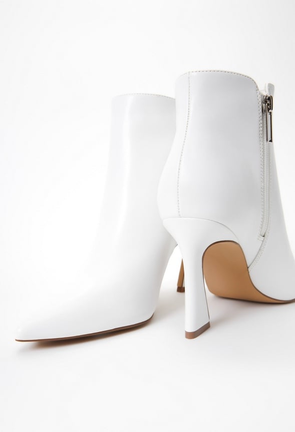 Yesenia Stiletto Bootie White