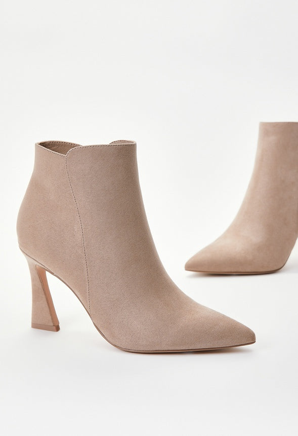 Yesenia Stiletto Bootie Taupe