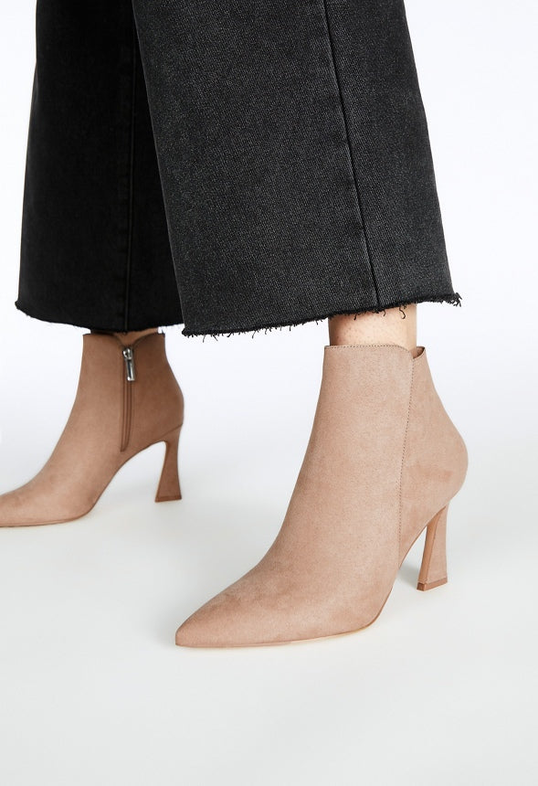 Yesenia Stiletto Bootie Taupe