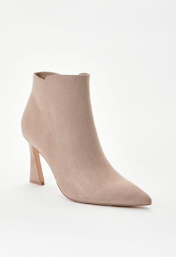 Yesenia Stiletto Bootie Taupe