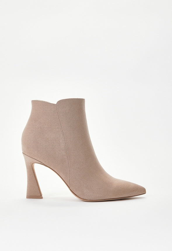 Yesenia Stiletto Bootie Taupe