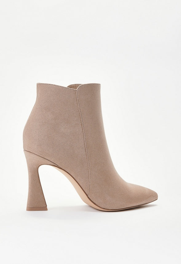 Yesenia Stiletto Bootie Taupe