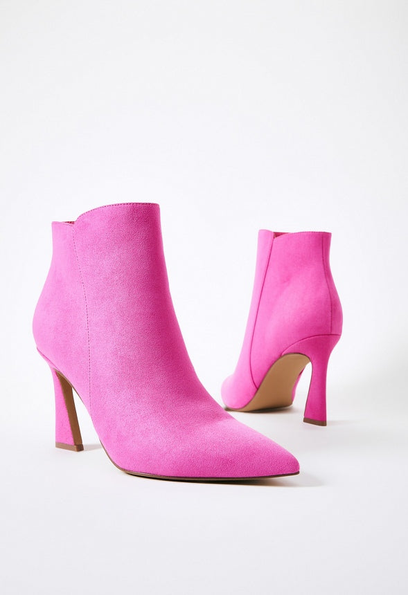Yesenia Stiletto Bootie Pink