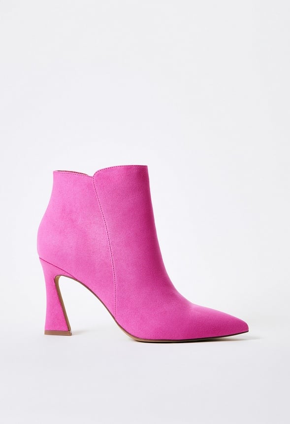 Yesenia Stiletto Bootie Pink