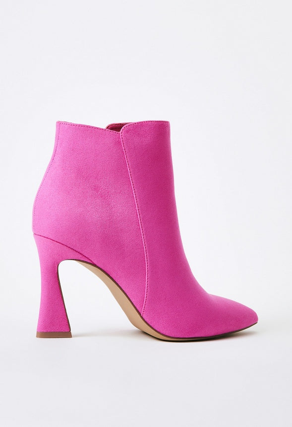 Yesenia Stiletto Bootie Pink