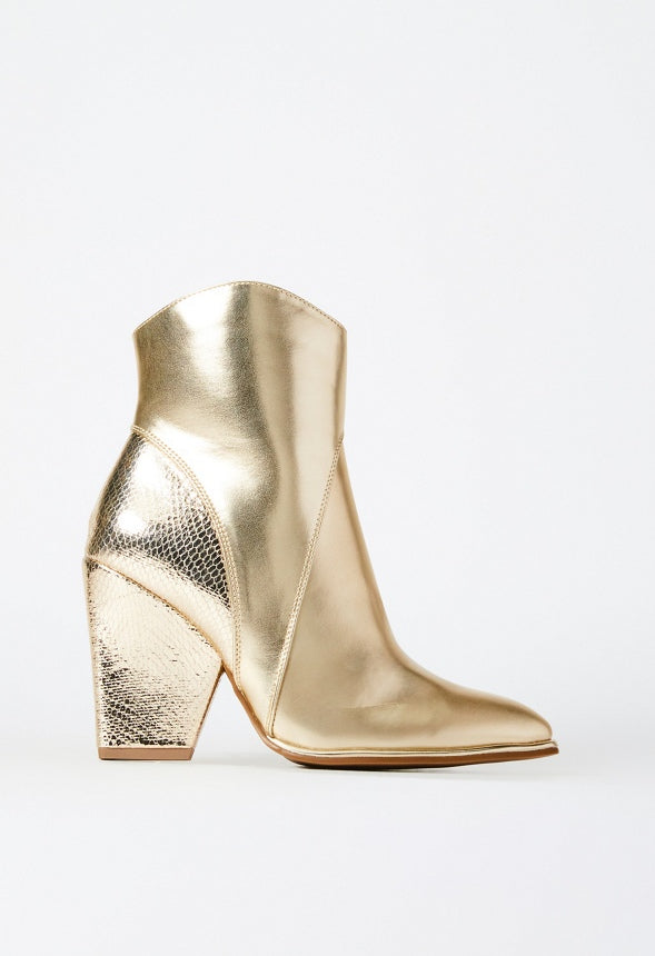 Britta Western Bootie Champagne