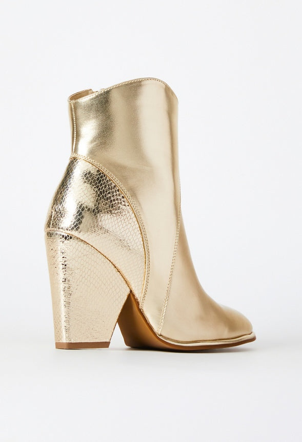Britta Western Bootie Champagne