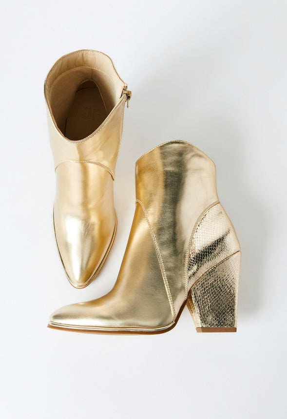 Britta Western Bootie Champagne