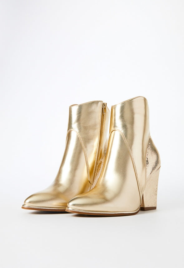 Britta Western Bootie Champagne